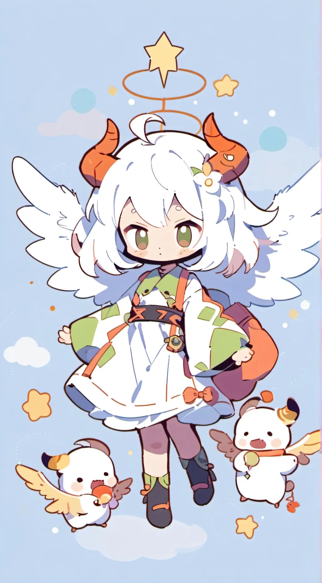 ai character: Engel  background