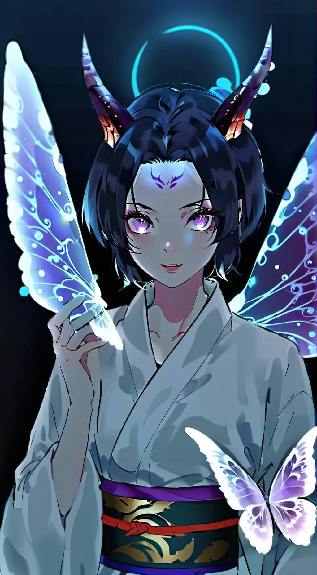 ai character: Shinobu Kocho background