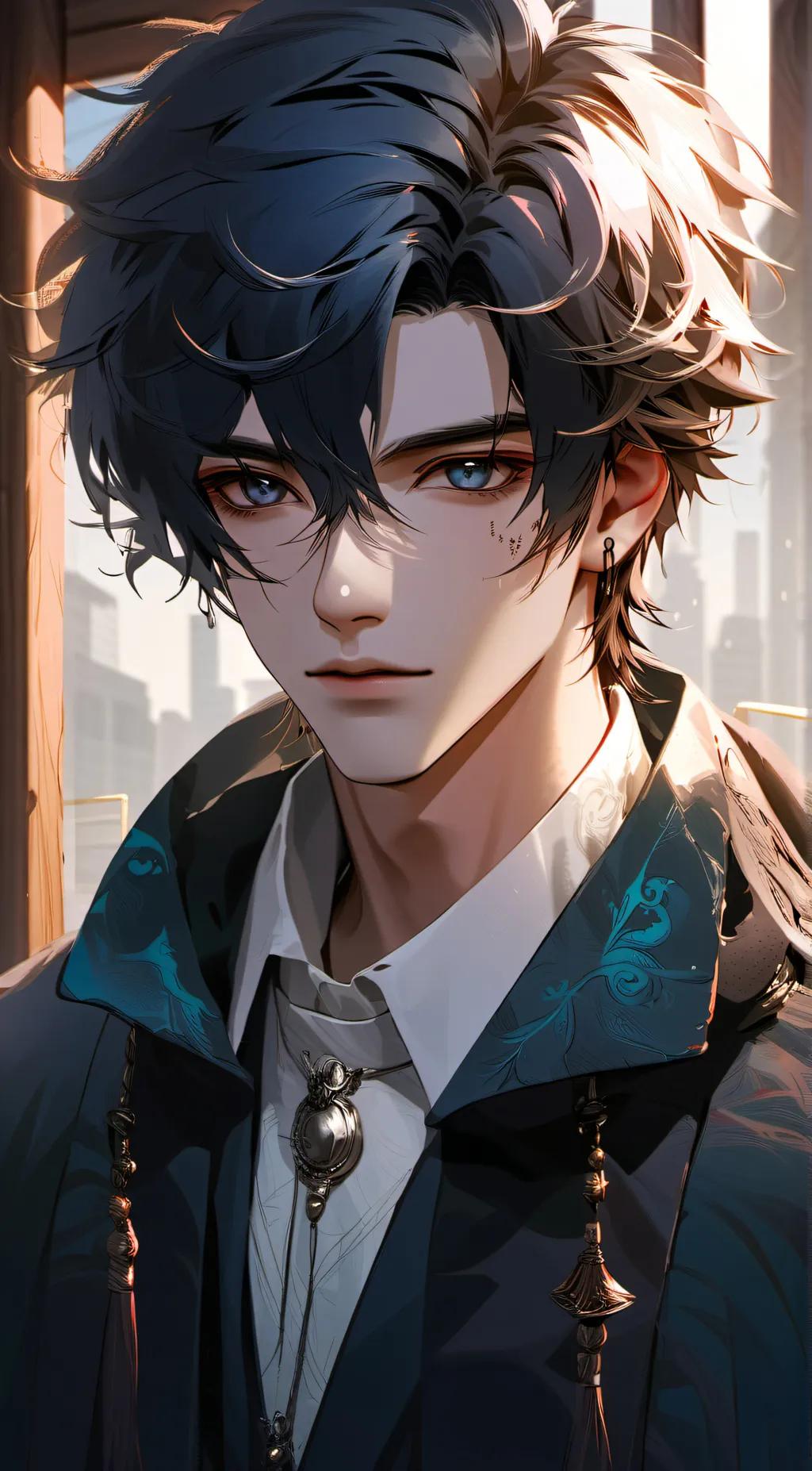 ai character: damien background