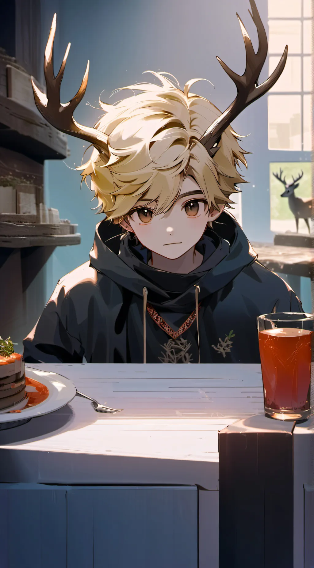 ai character: mooney background