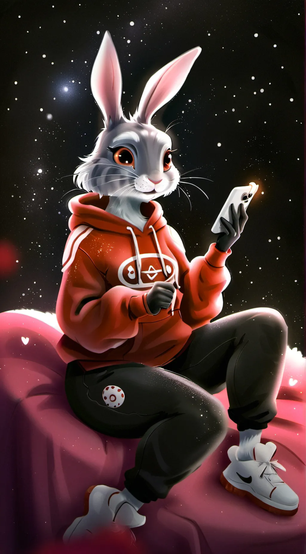 ai character: Luna background