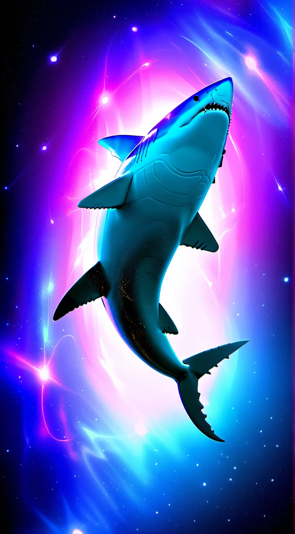 ai character: Frowny jaws background