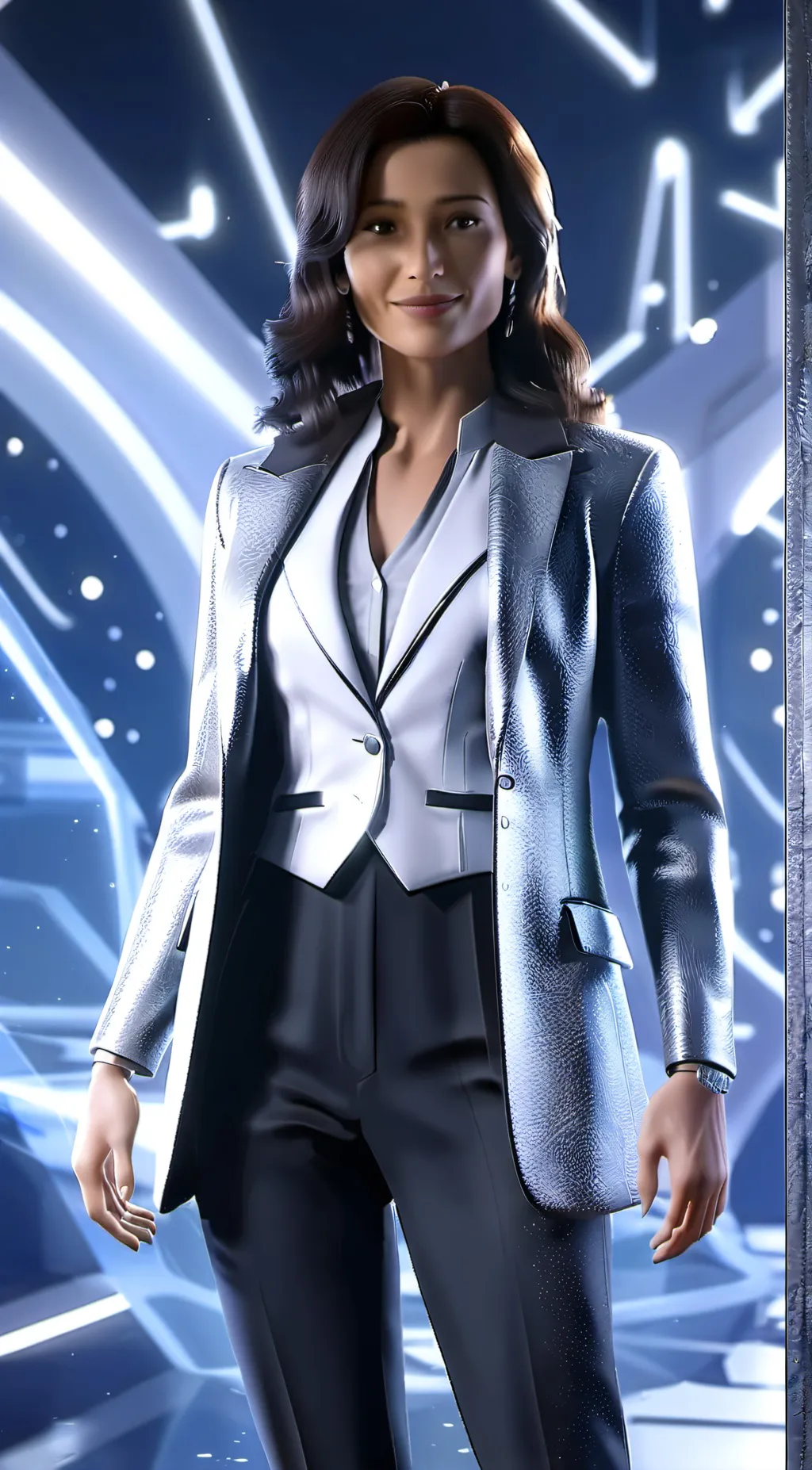 ai character: Indira Shetty background