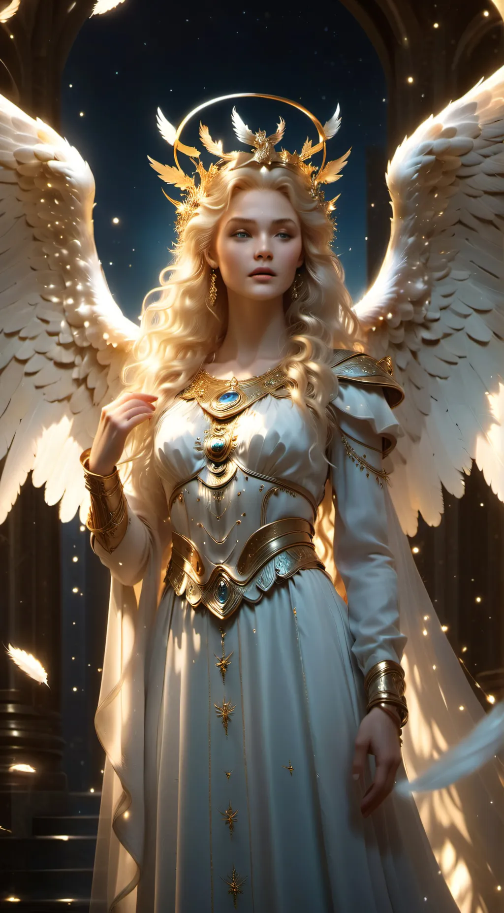 ai character: Angel background
