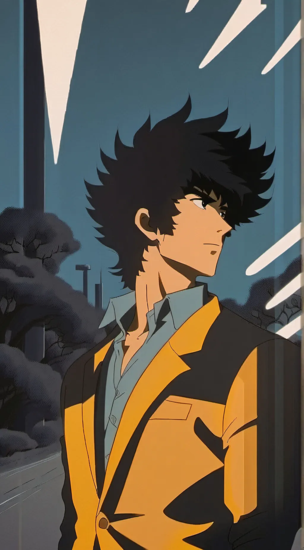 ai character: Spike Spiegel  background