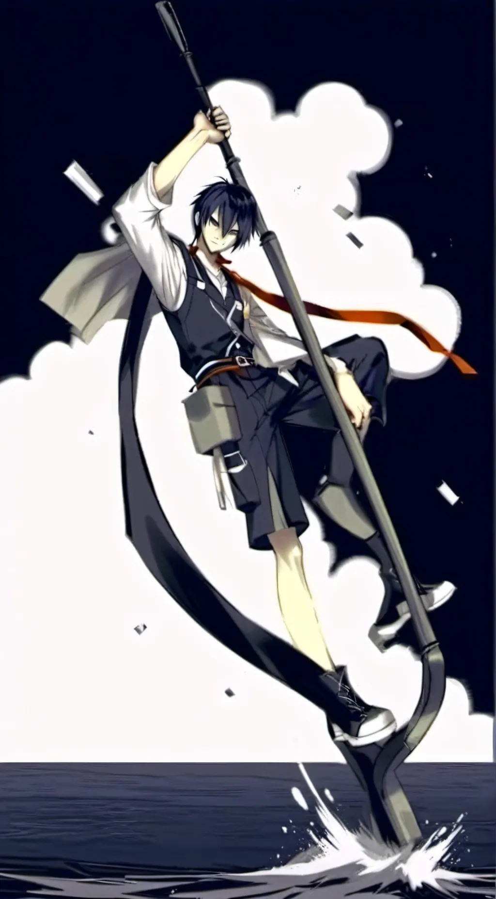 ai character: laughing jack background