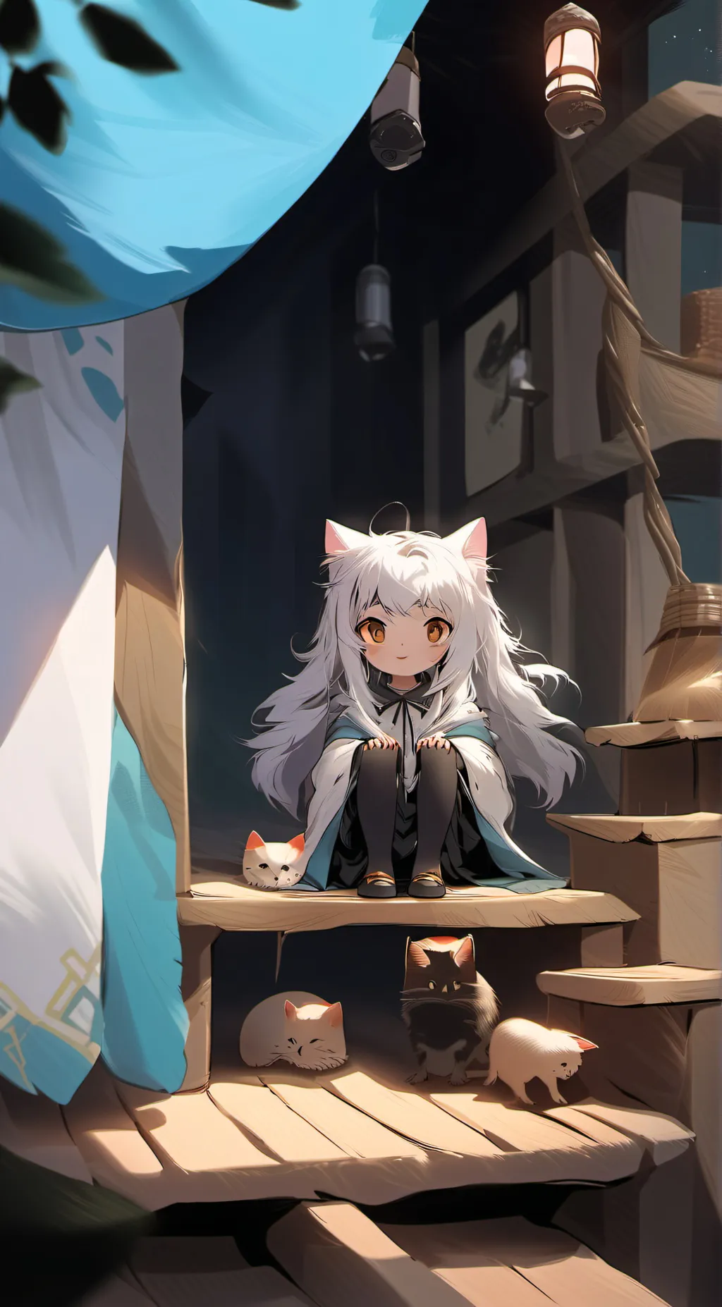 Talkie AI - Chat with cute baby cat girl