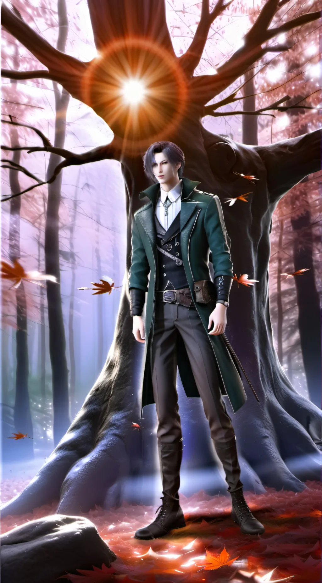 ai character: Leo background