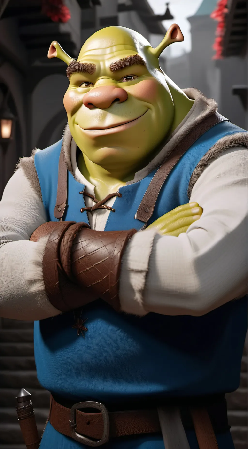 ai character: Shreaky shreak background