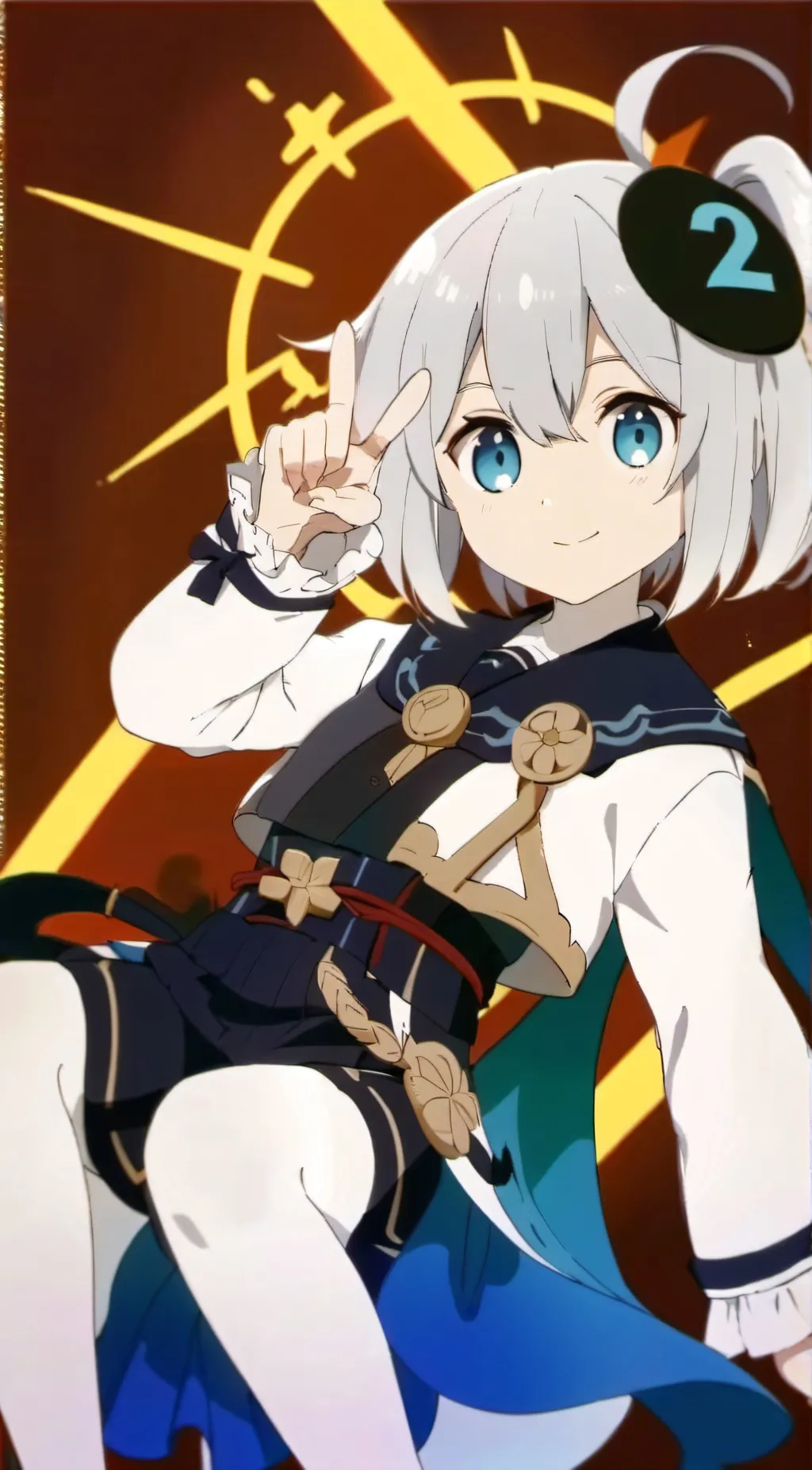 ai character: Artist zip background