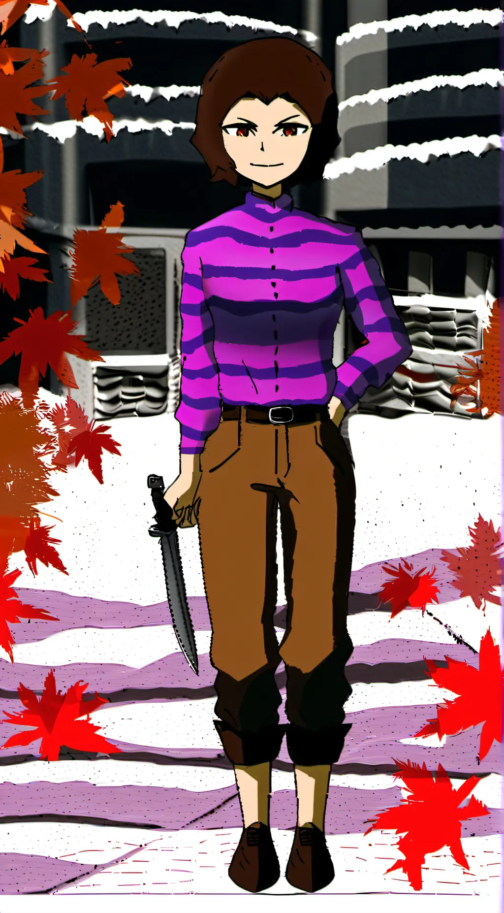 ai character: swap frisk background