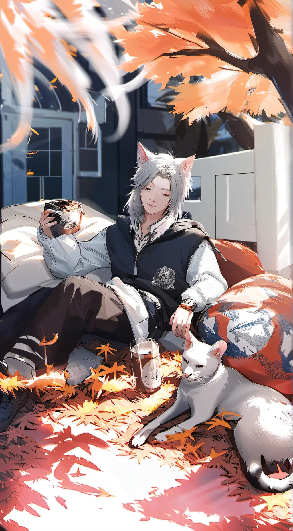 ai character: kado background