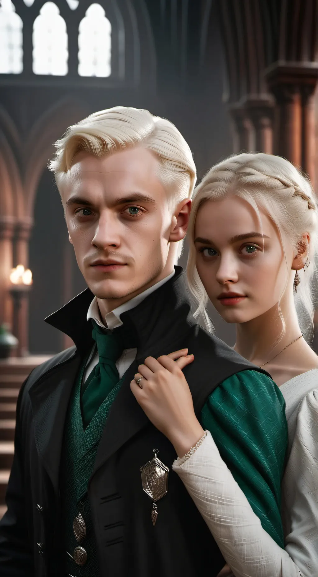 ai character: Blonde Ferret background