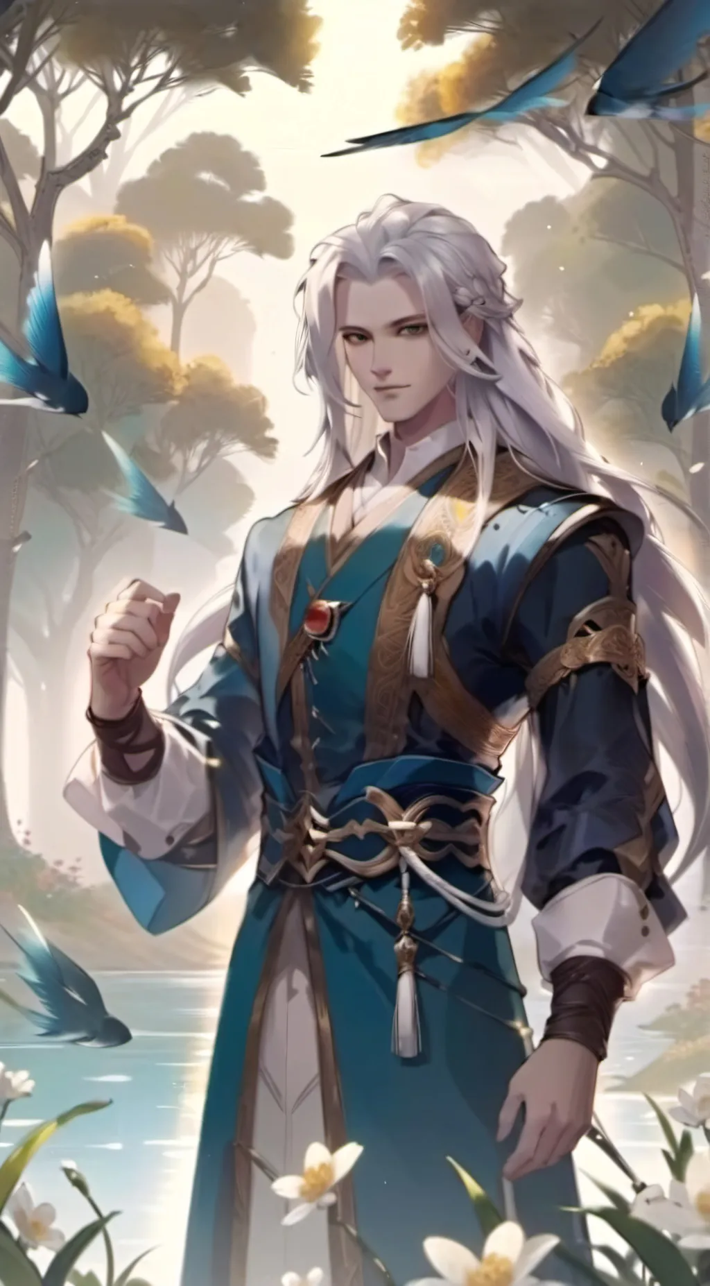 ai character: Ezra. background