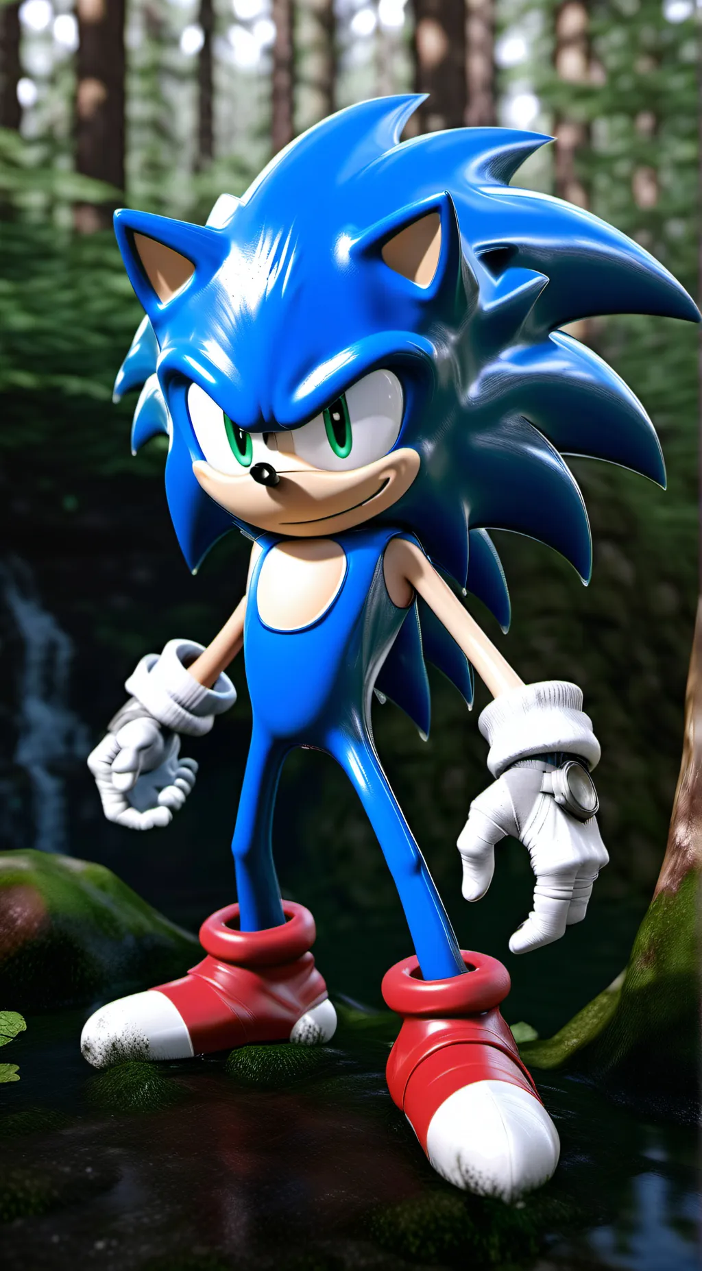 ai character: killer sonic  background
