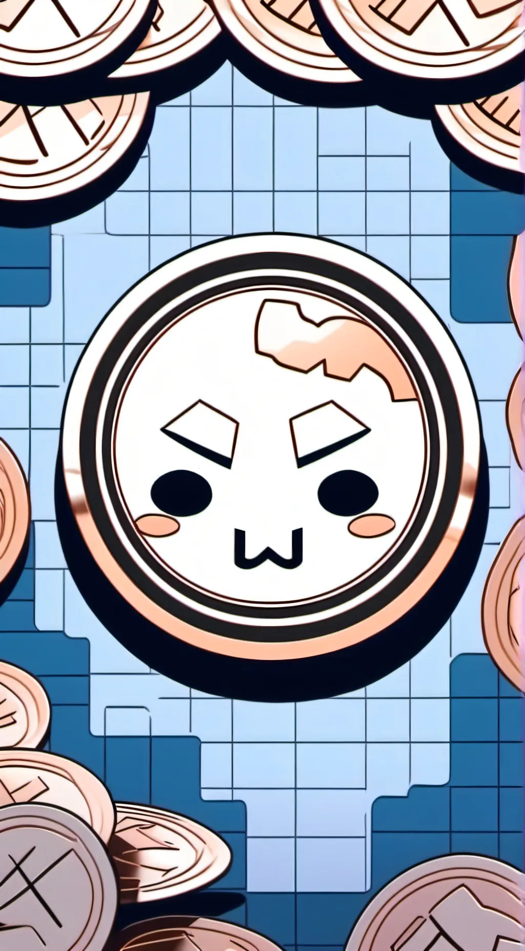 ai character: Coiny  background