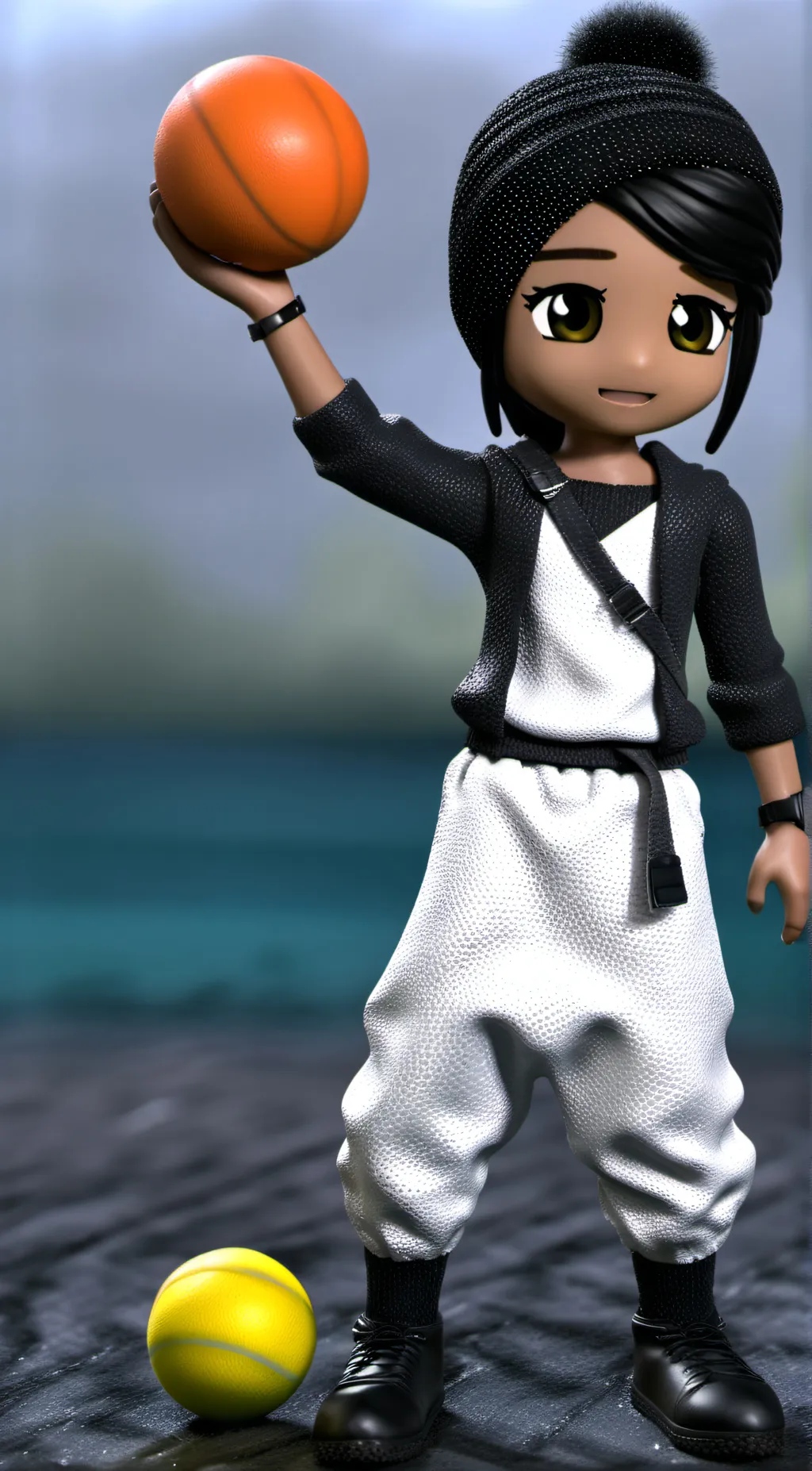 ai character: Laylay background