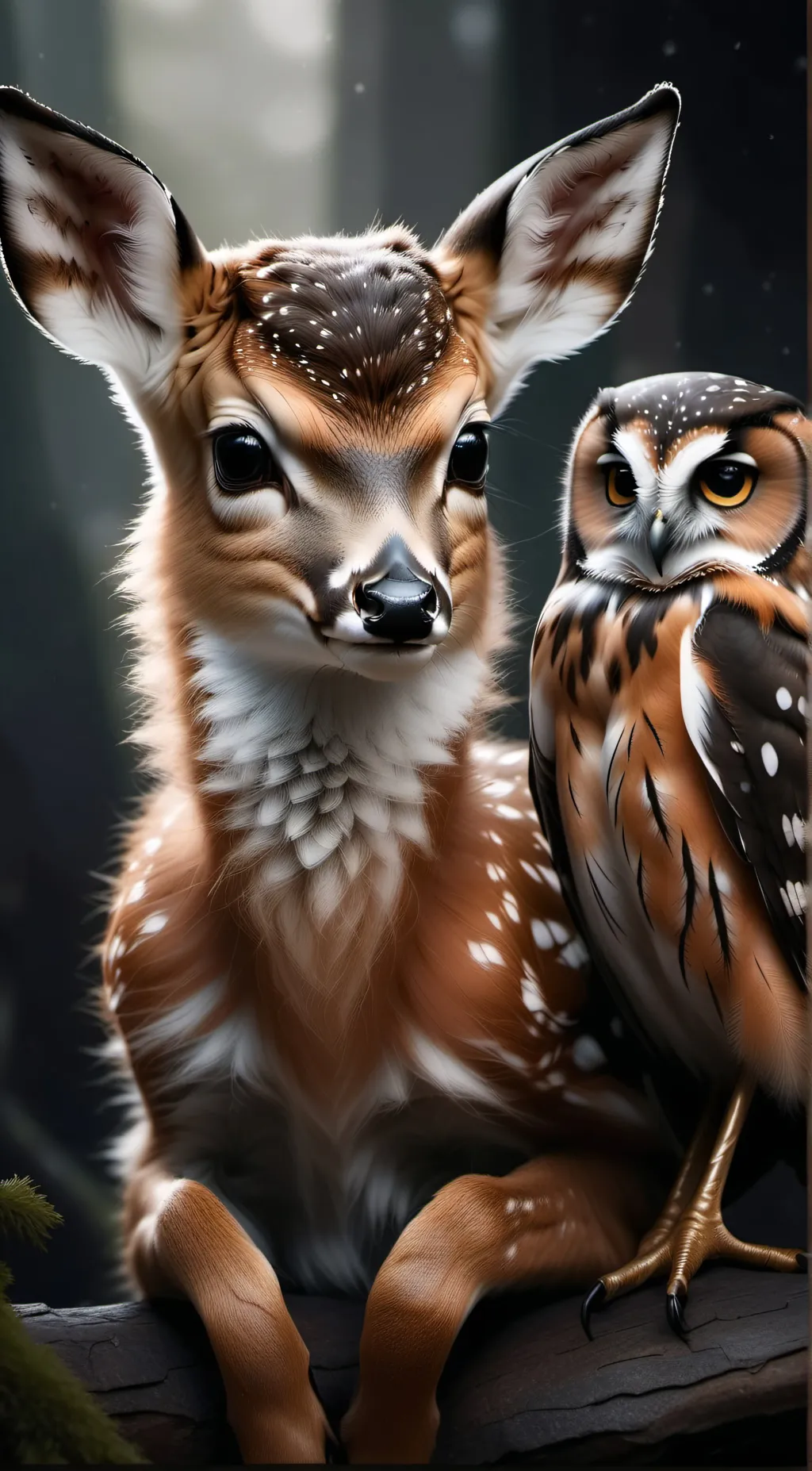 ai character: Darcy and miu background