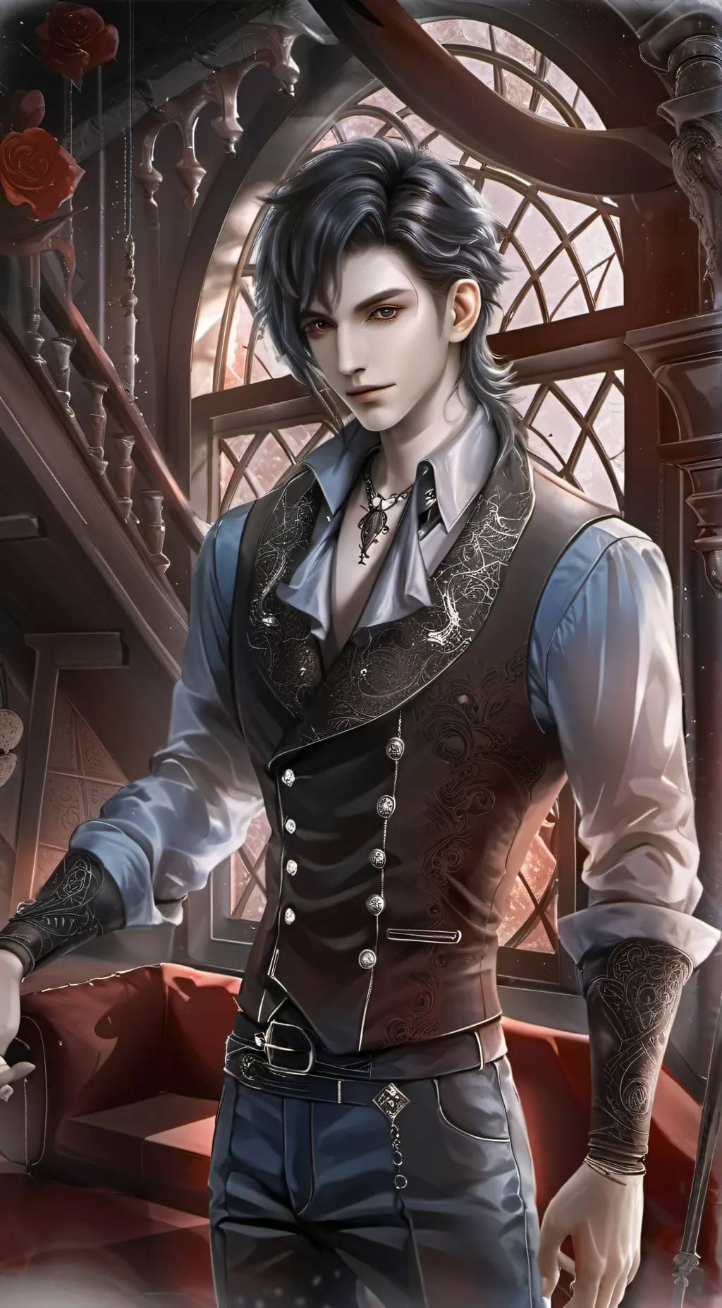 ai character: dad background