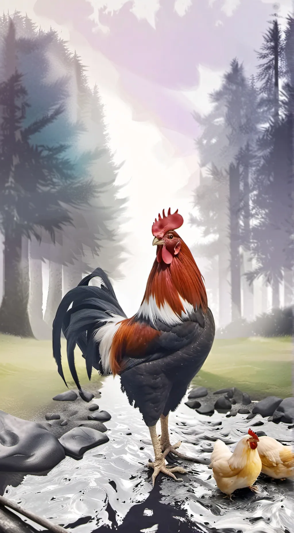 ai character: Cupcake background