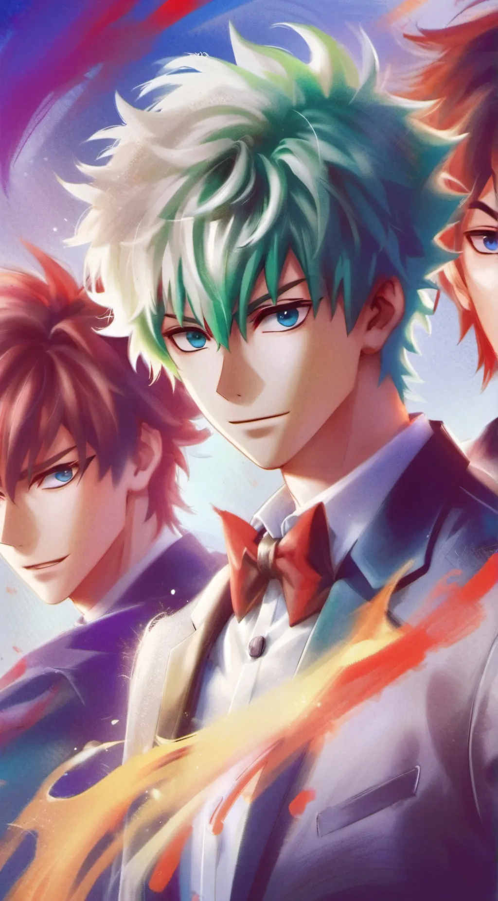 ai character: mha new girl background