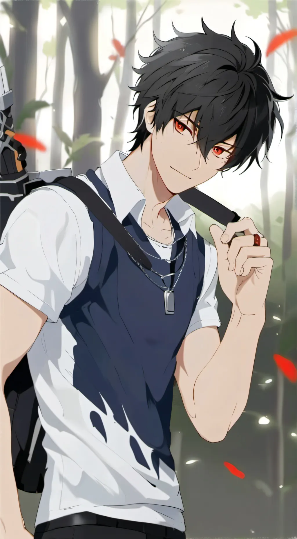 ai character: -Asher- background