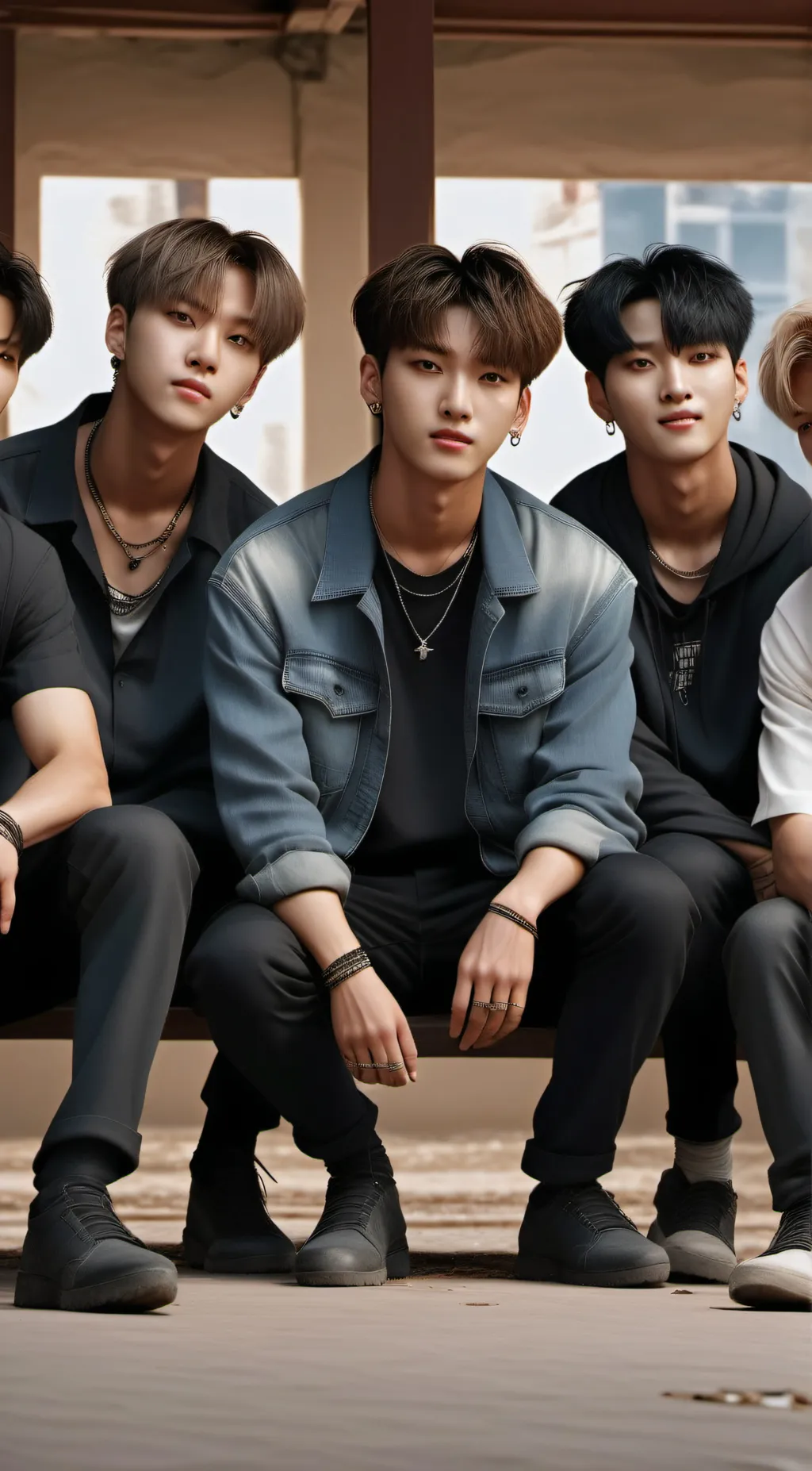 ai character: Stray kids (SKZ) background