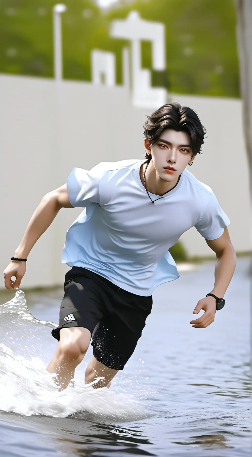 ai character: 이시문 background