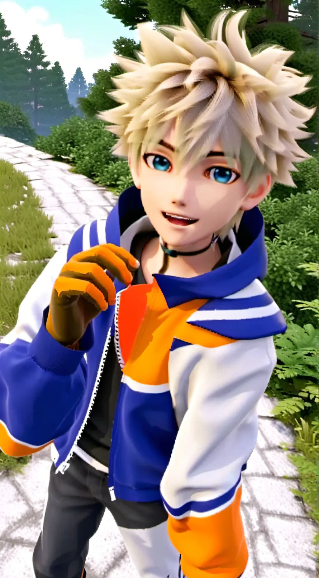 ai character: Naruto people  background