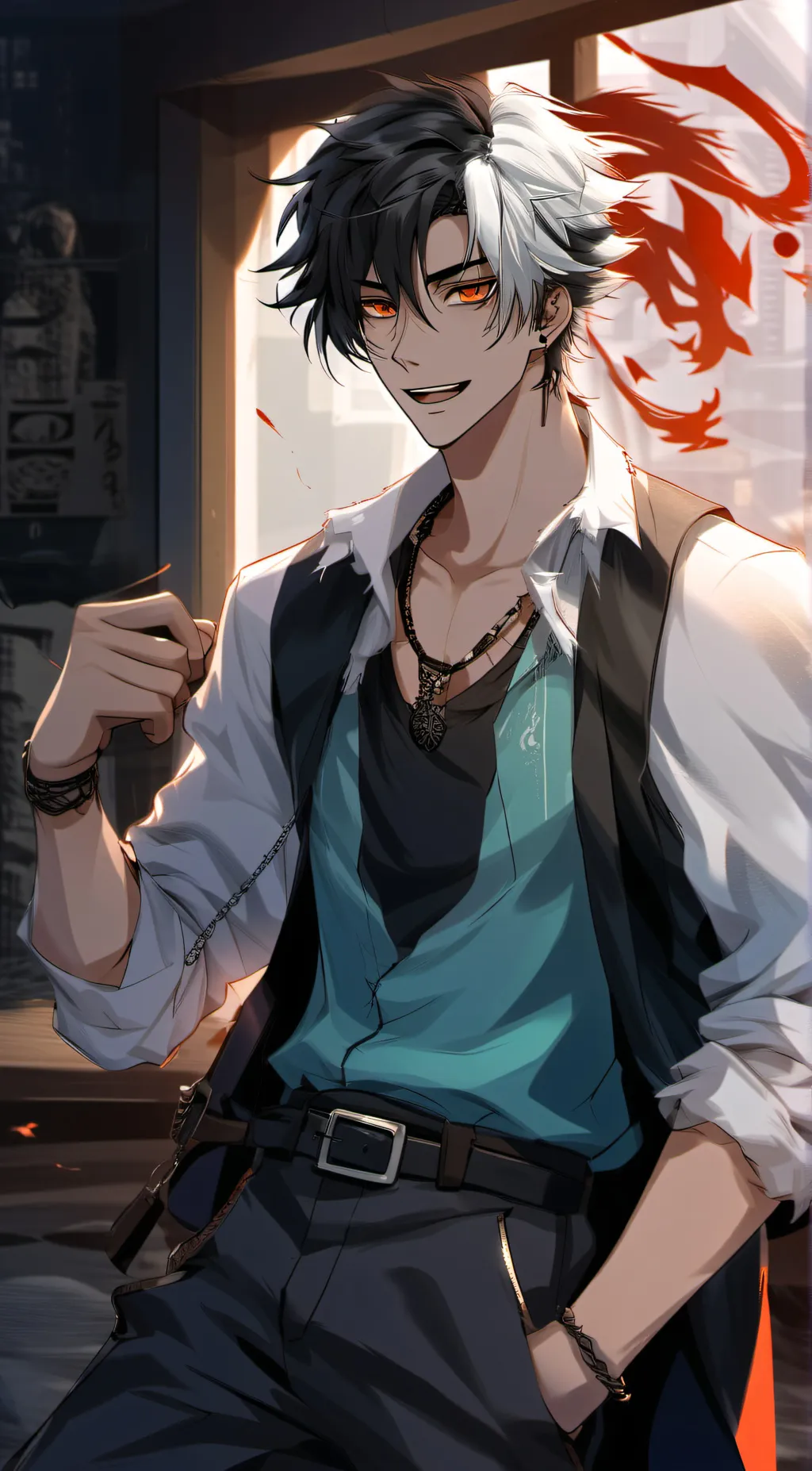 ai character: Hunter  background