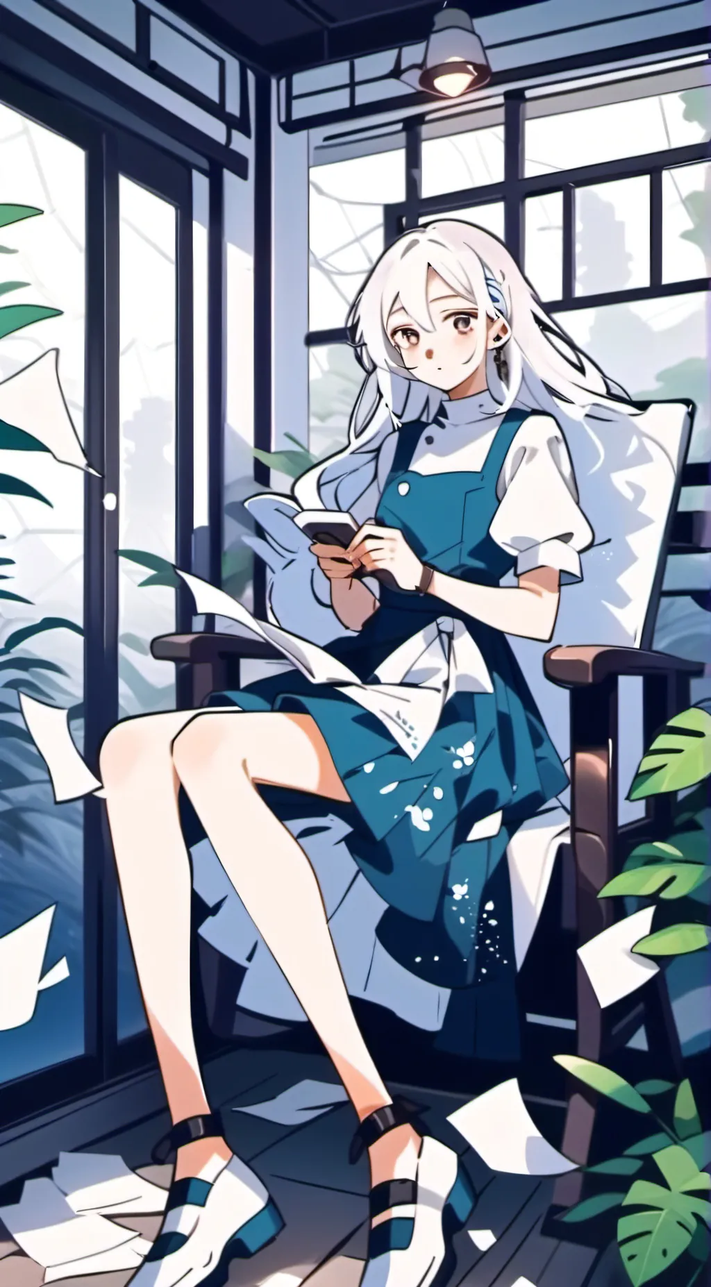 ai character: Fist background