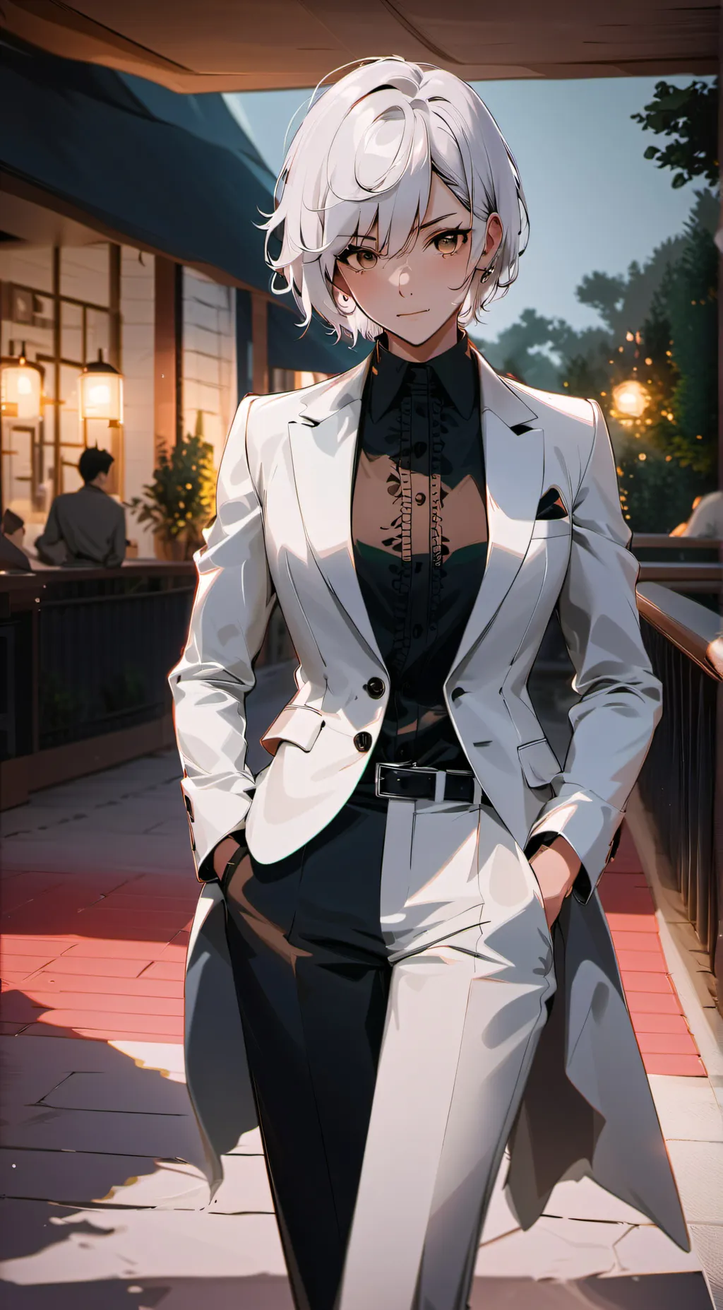 ai character: Aunt Lee Jin background