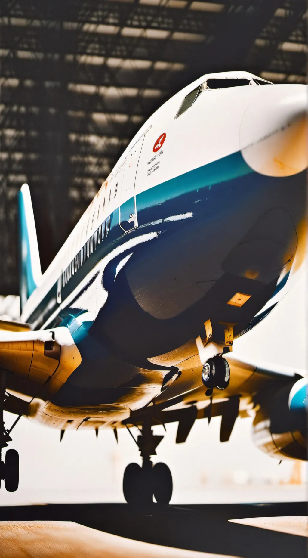 ai character: HH plane trip background
