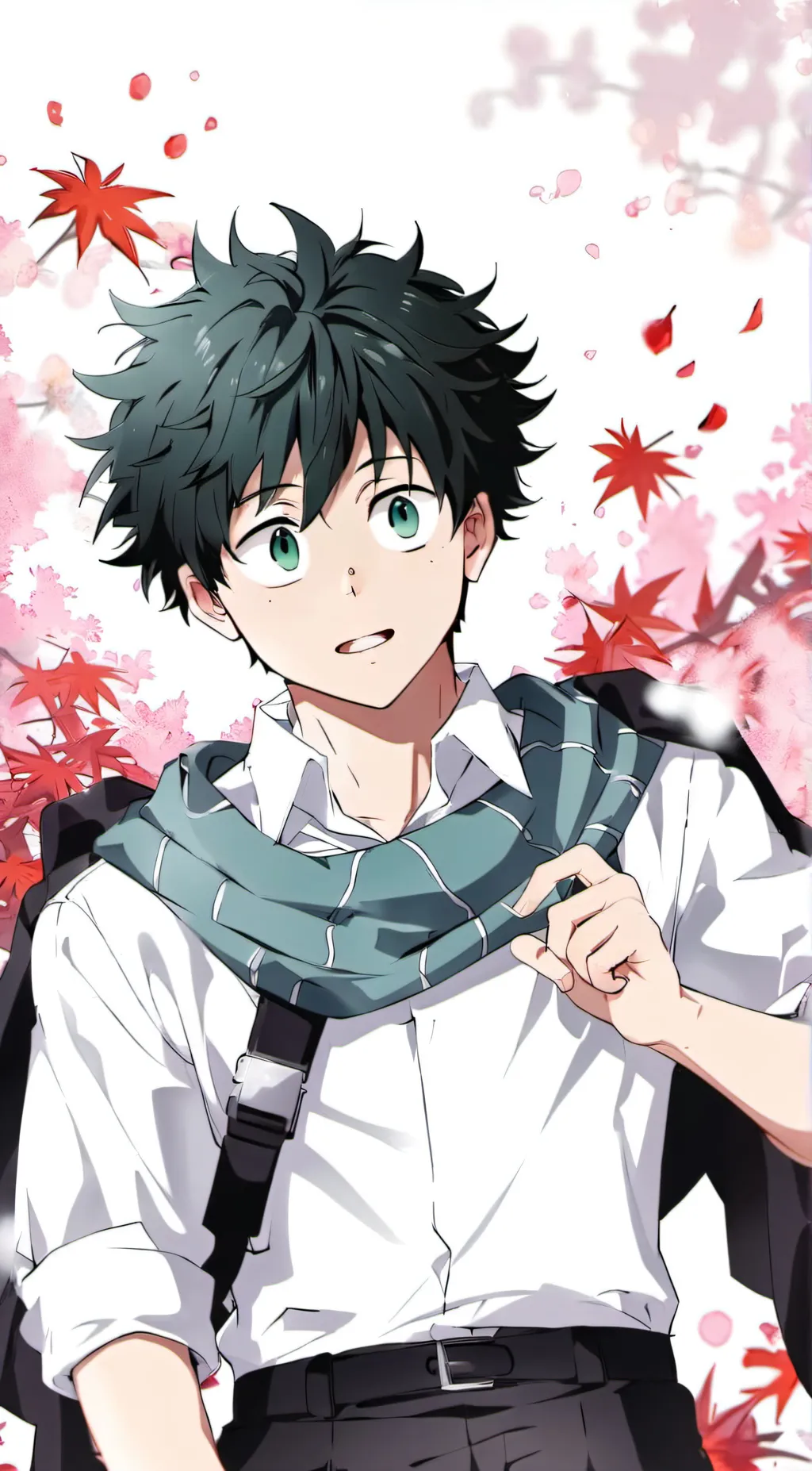 ai character: Izuku Midoriya background