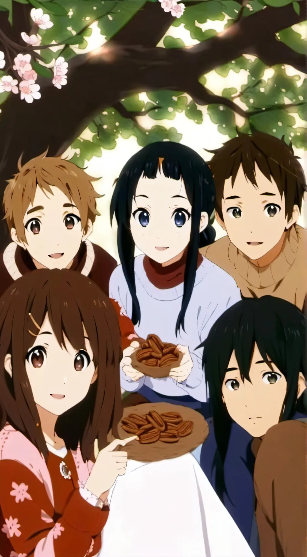 ai character: The Friend Group 2 background