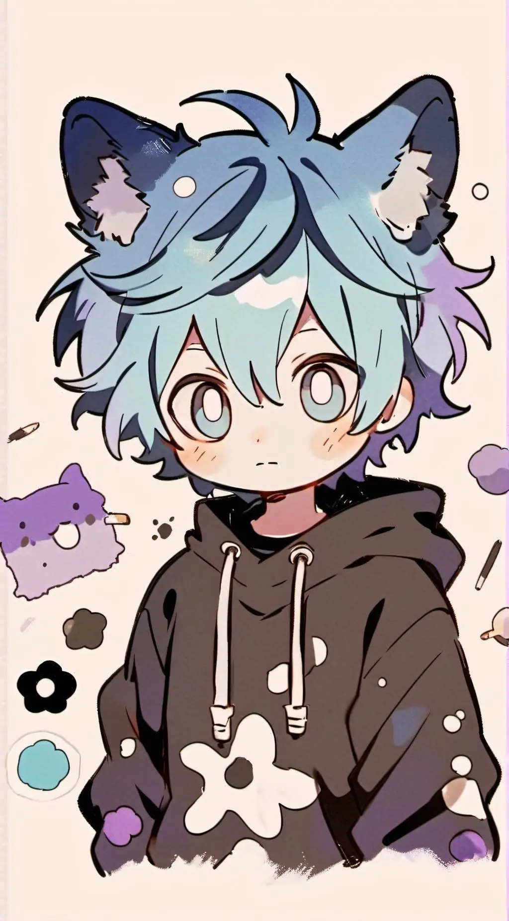 ai character: Charlie and X background