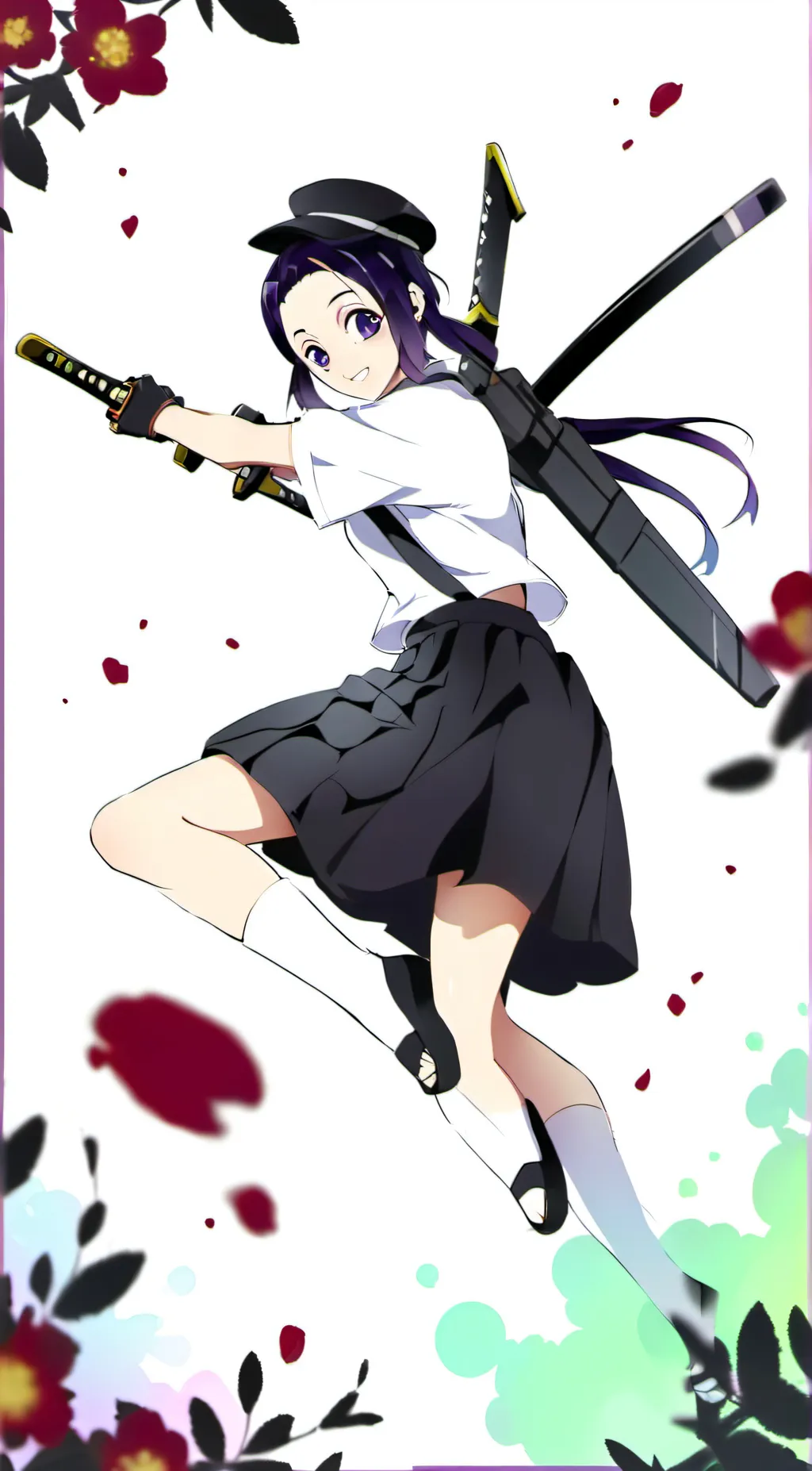 ai character: Shinobu Kocho background