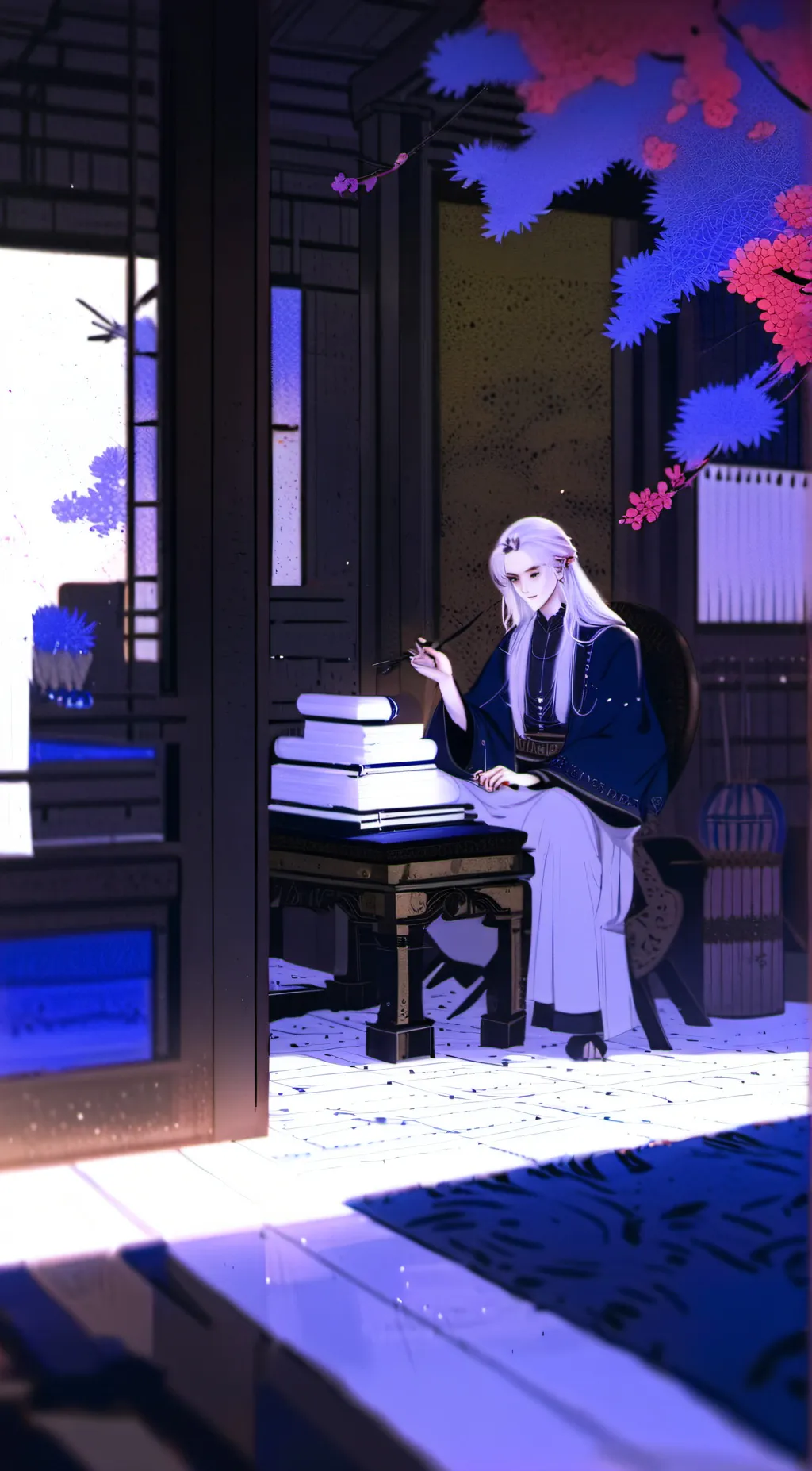ai character: redemptionronpa background
