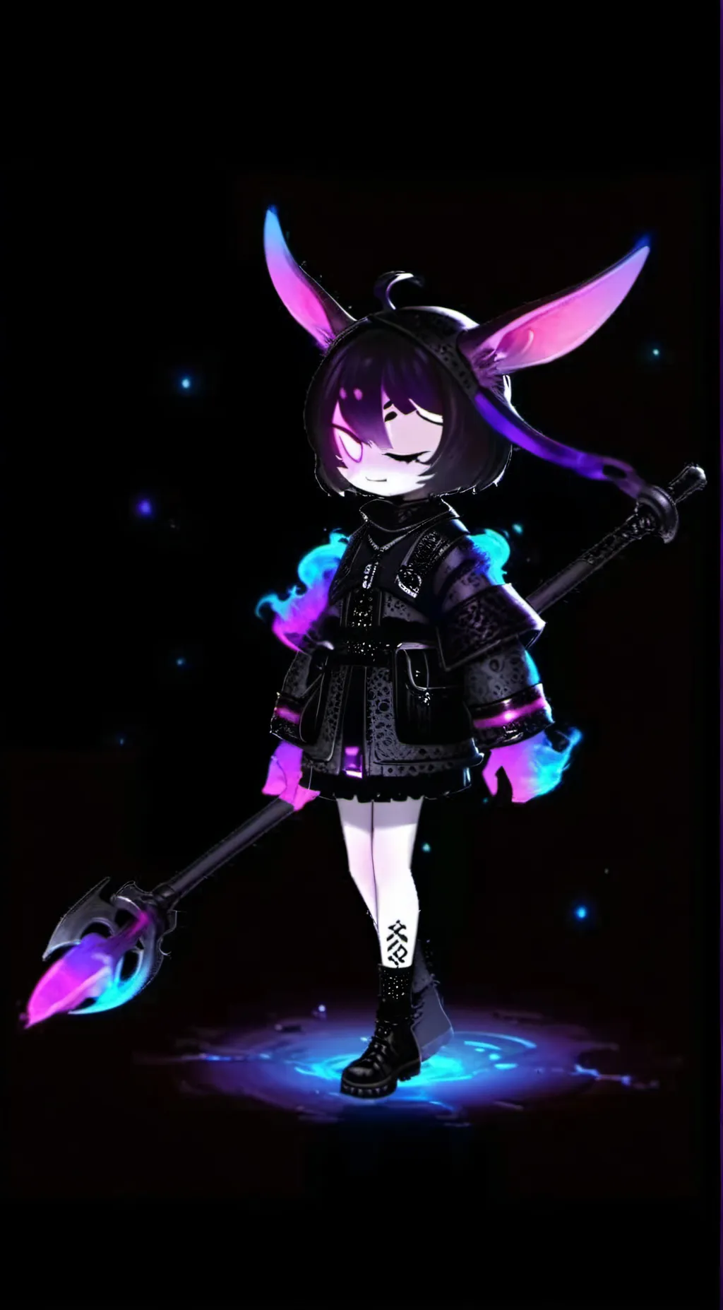 ai character: uzi background
