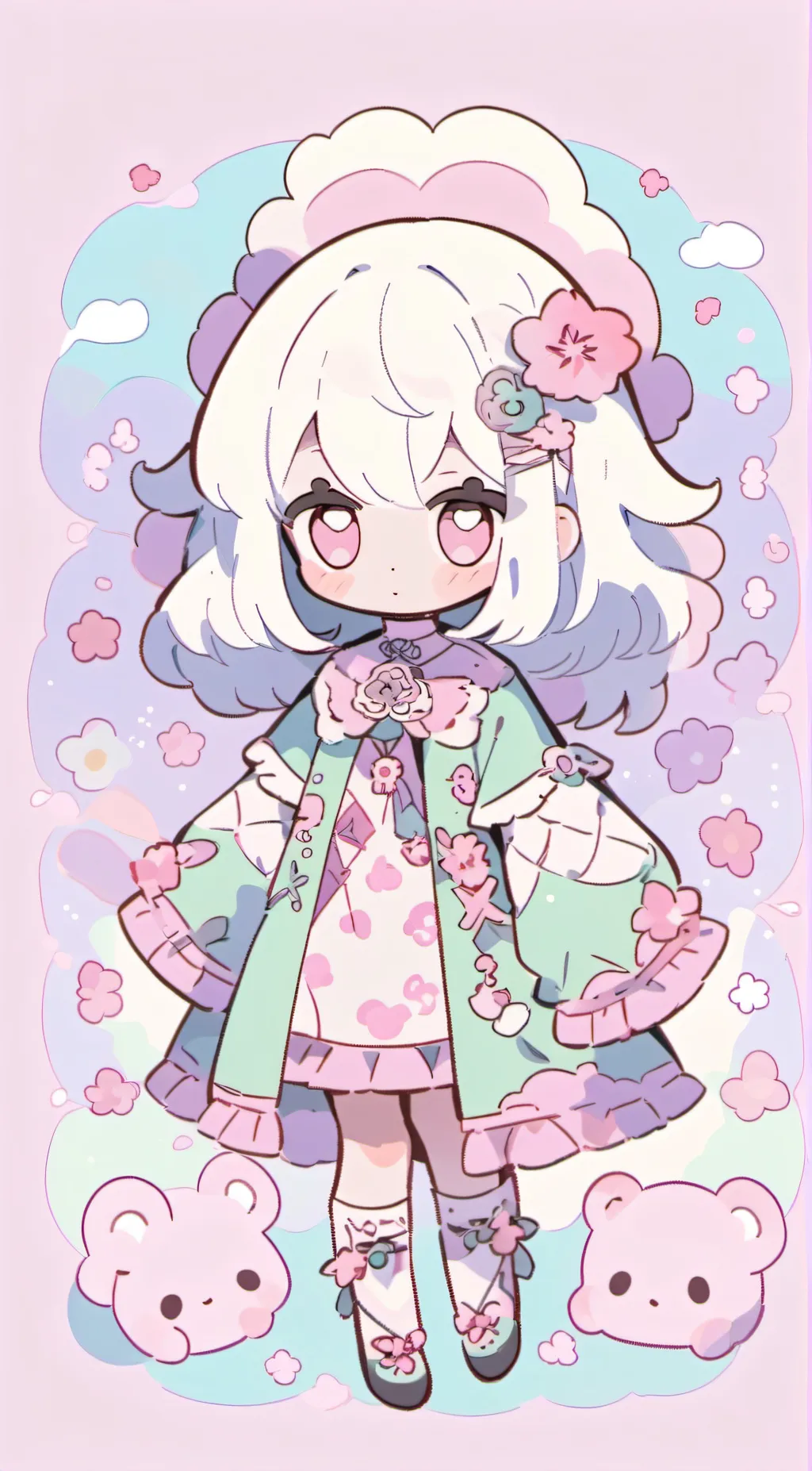 ai character: ~Mia!!~💘 background