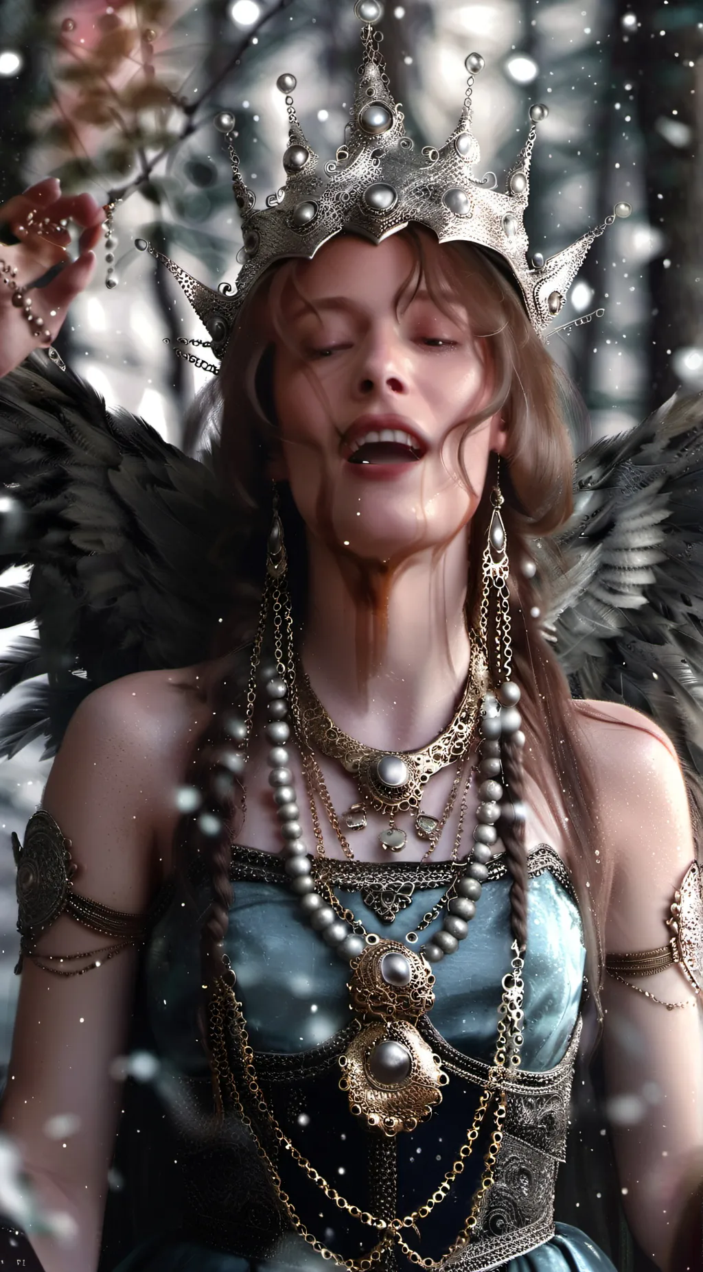 ai character: Rose background