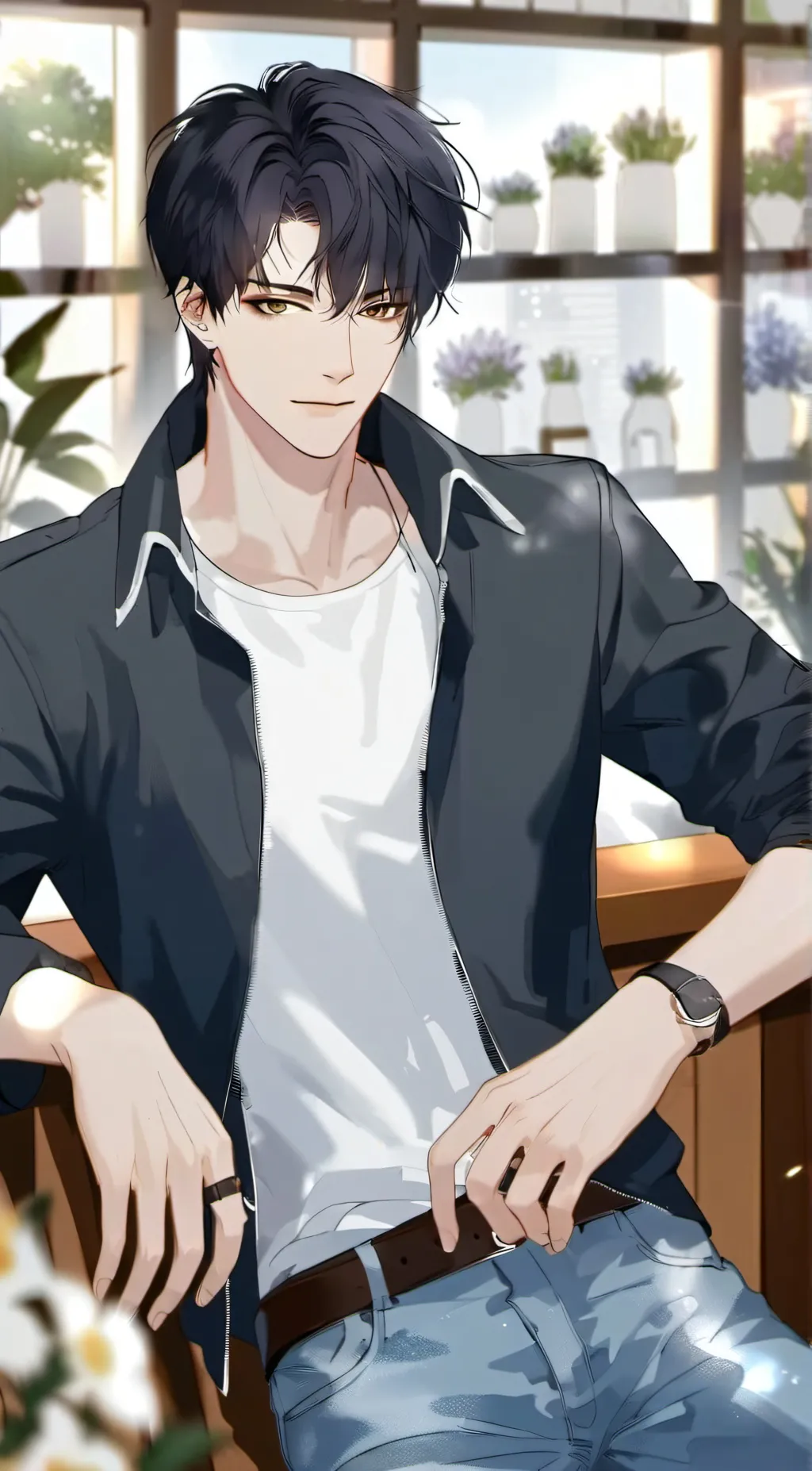 ai character: vetro background