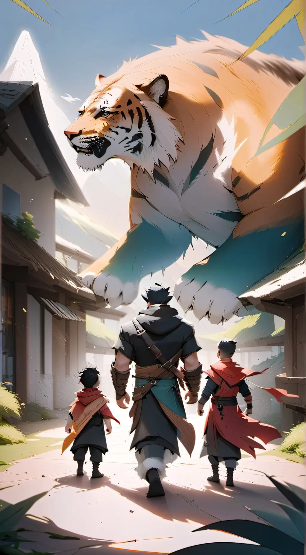 ai character: Rex and Aken background