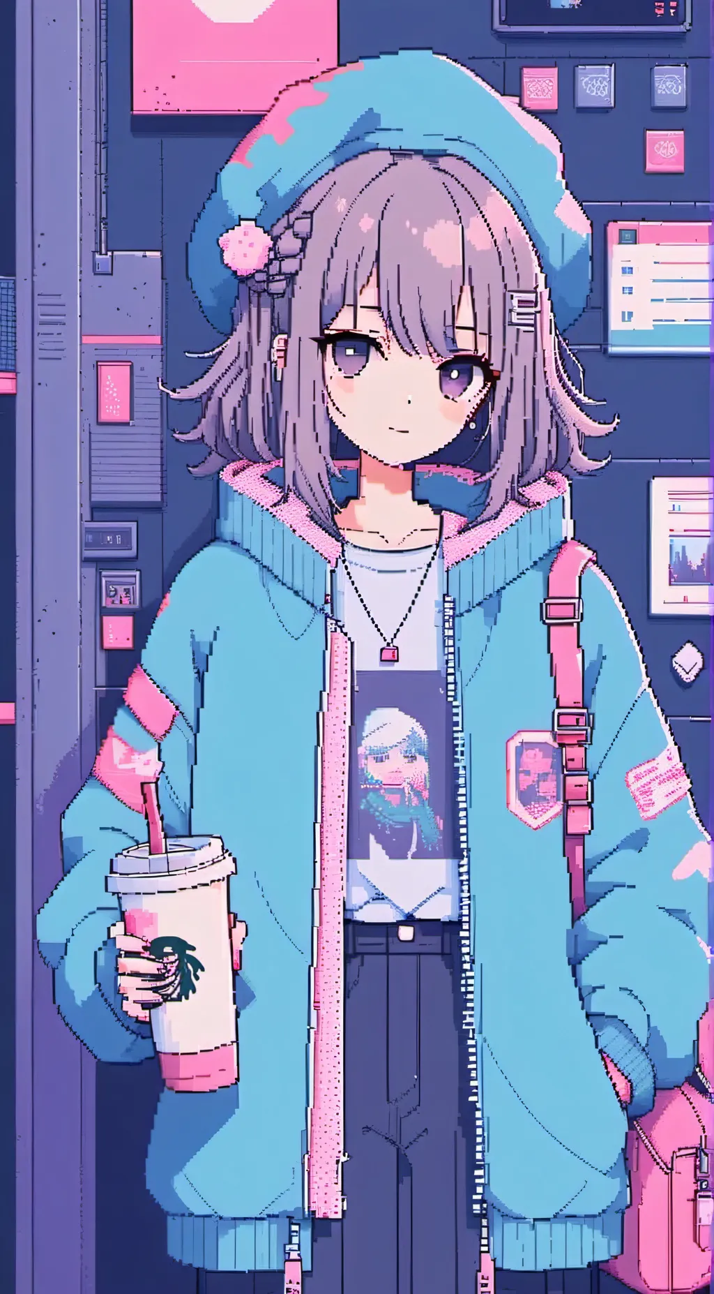 ai character: ana  background