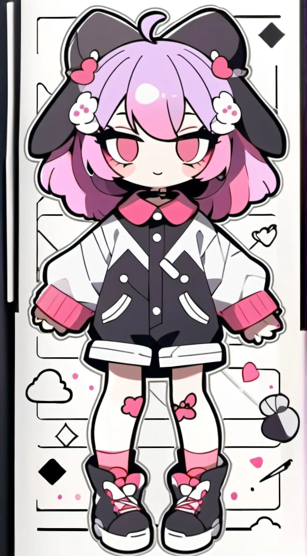 ai character: Luna background