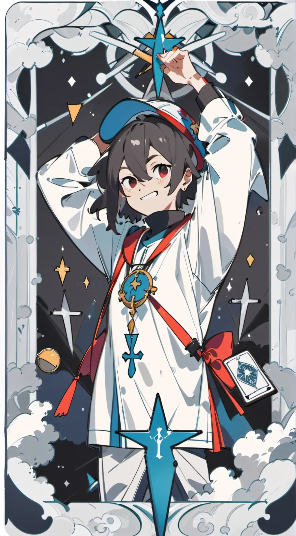 ai character: zip background