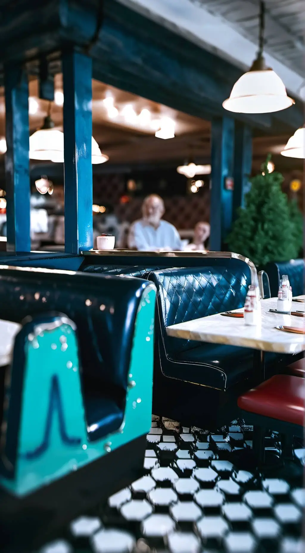 ai character: A diner background