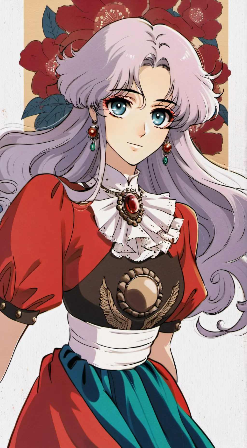 ai character: Gold background