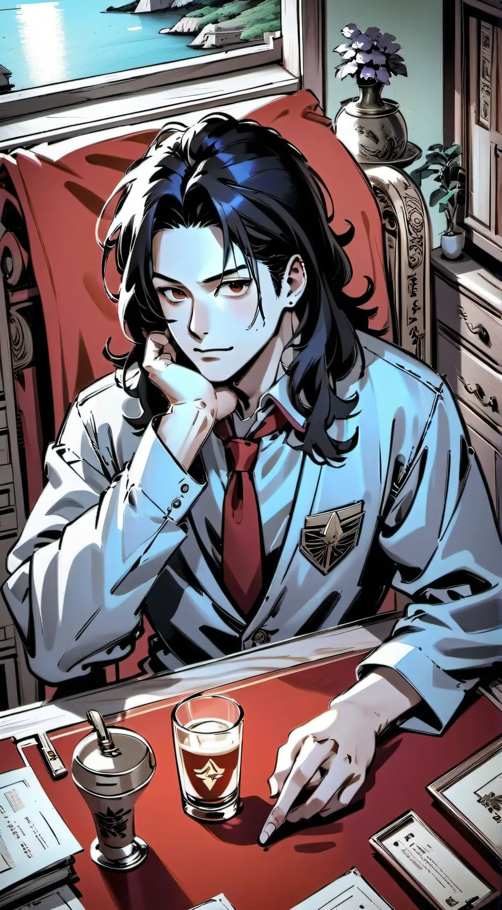 ai character: aizawa mha background