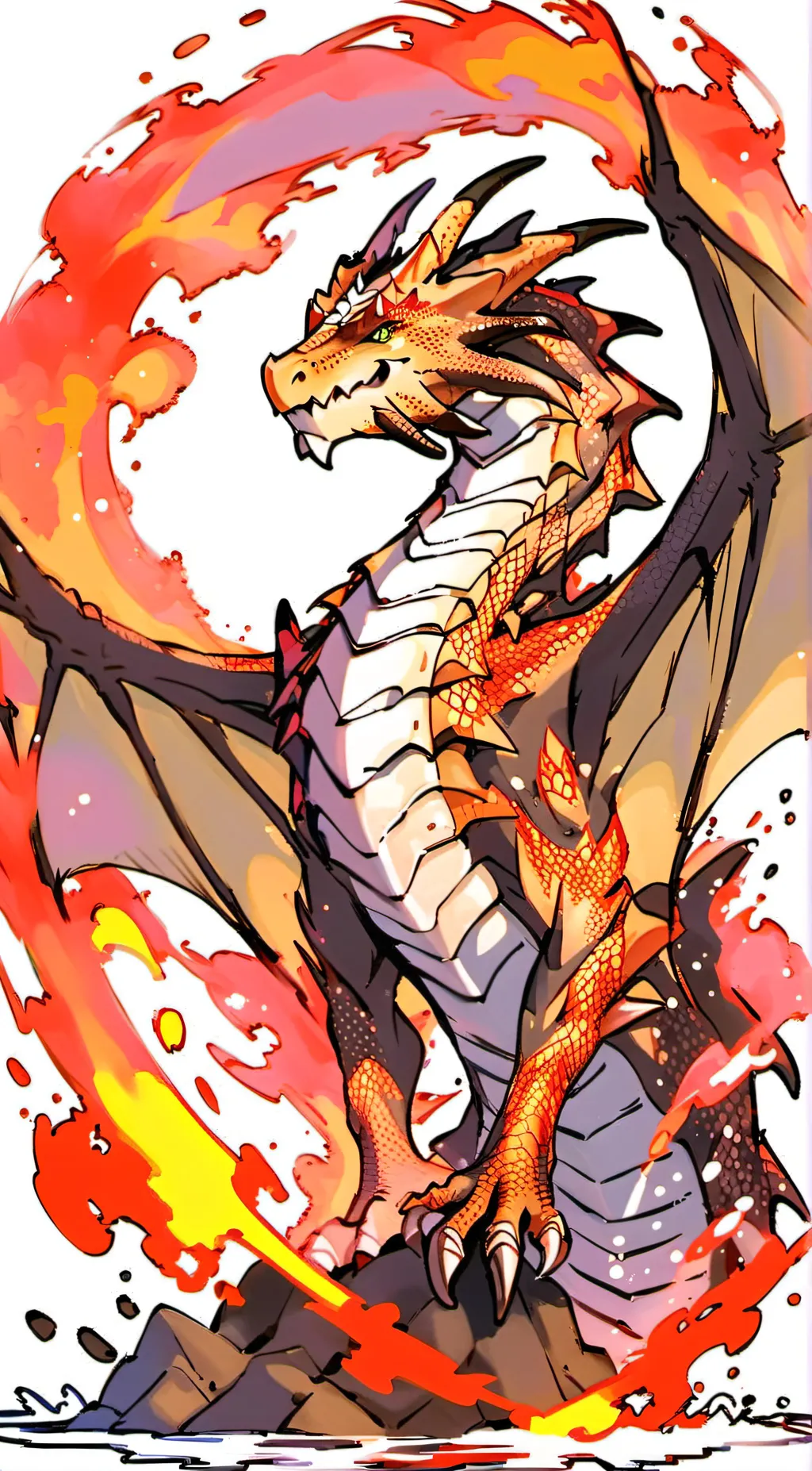 ai character: ~qibli~ background